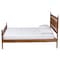 Baxton Studio Deance Retro-Modern Walnut Brown Finished Wood Queen Size Platform Bed 245-13441-ZORO - alternate 3